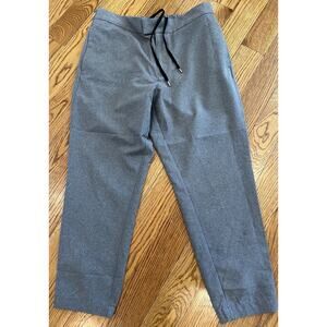 Bonobos Pants M Gray Off Duty Chino Joggers Tapered Ankle Travel Commute Office